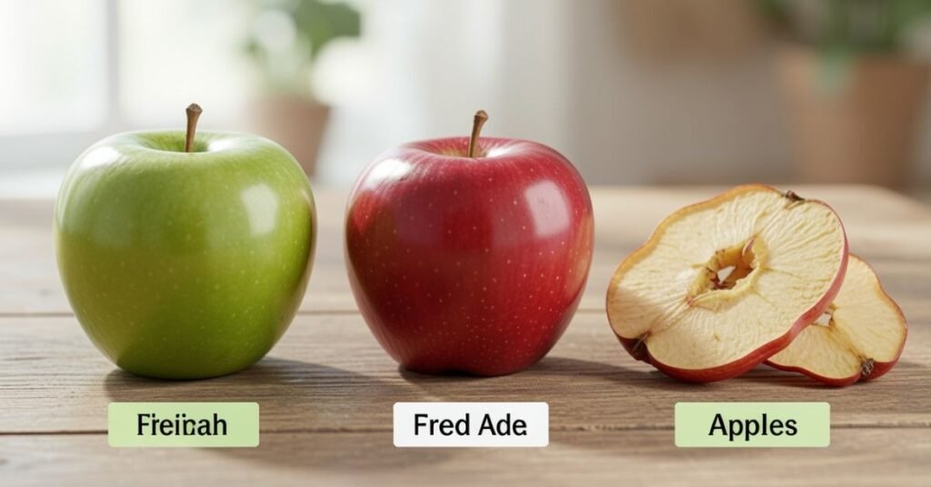 Apple Varieties Compared: Green vs Red vs Dried
