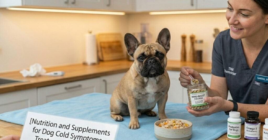 Nutrition and Supplements for Dog Cold Symptoms Treatment Recovery
