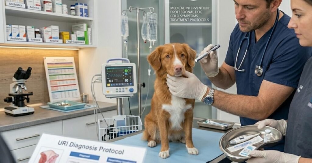 Medical Intervention: Professional Dog Cold Symptoms Treatment Protocols